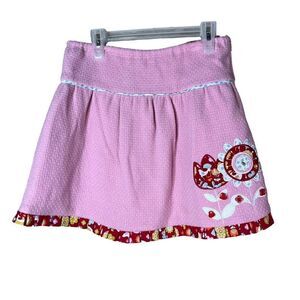 Coco Bonbons Girls Pink Wool Skirt Size 8